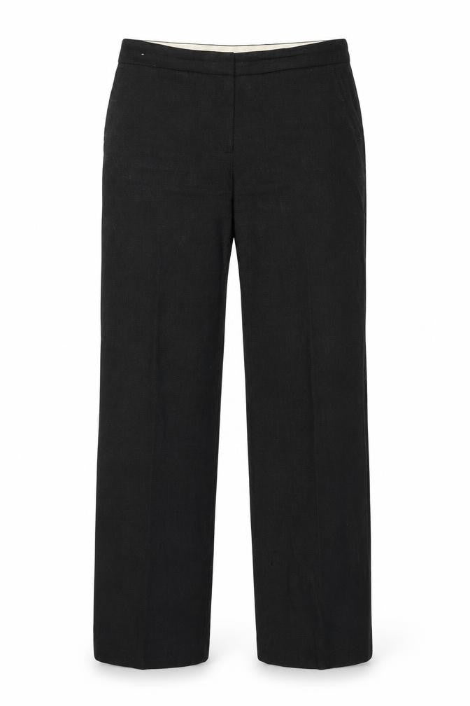 Mens UK Size 12 NEXT Regular Fit Formal Black Trousers
