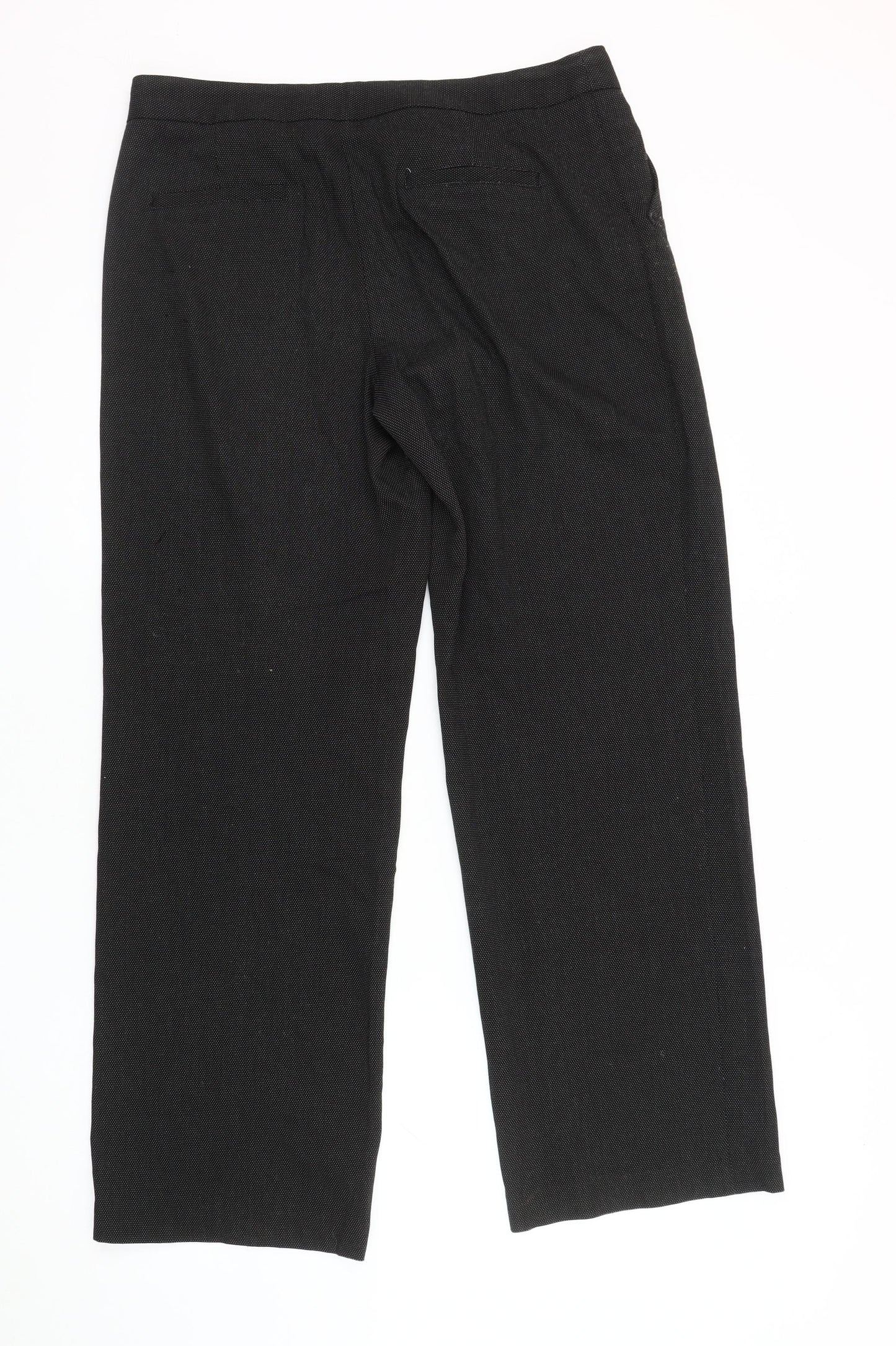 Next Men's Black Regular Fit Trousers Size 12