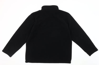 Newsweek Men's XL Black Fleece Pullover Sweatshirt