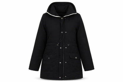 Womens UK Size 12 B.YOU Black Parka Coat