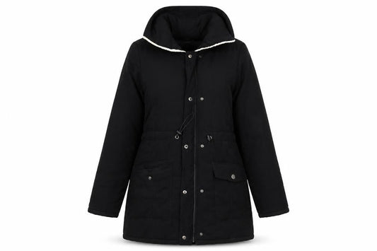 Womens UK Size 12 B.YOU Black Parka Coat