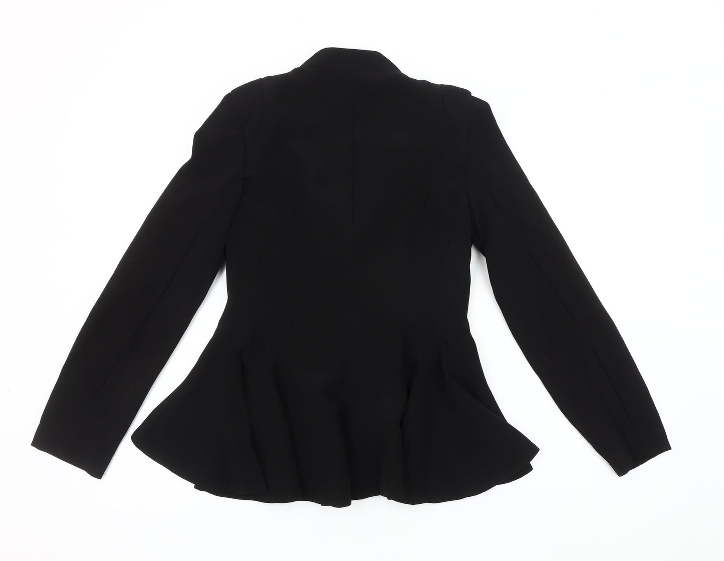 Anny Baby Black Women's Blazer M, Slim Fit, Button Accent