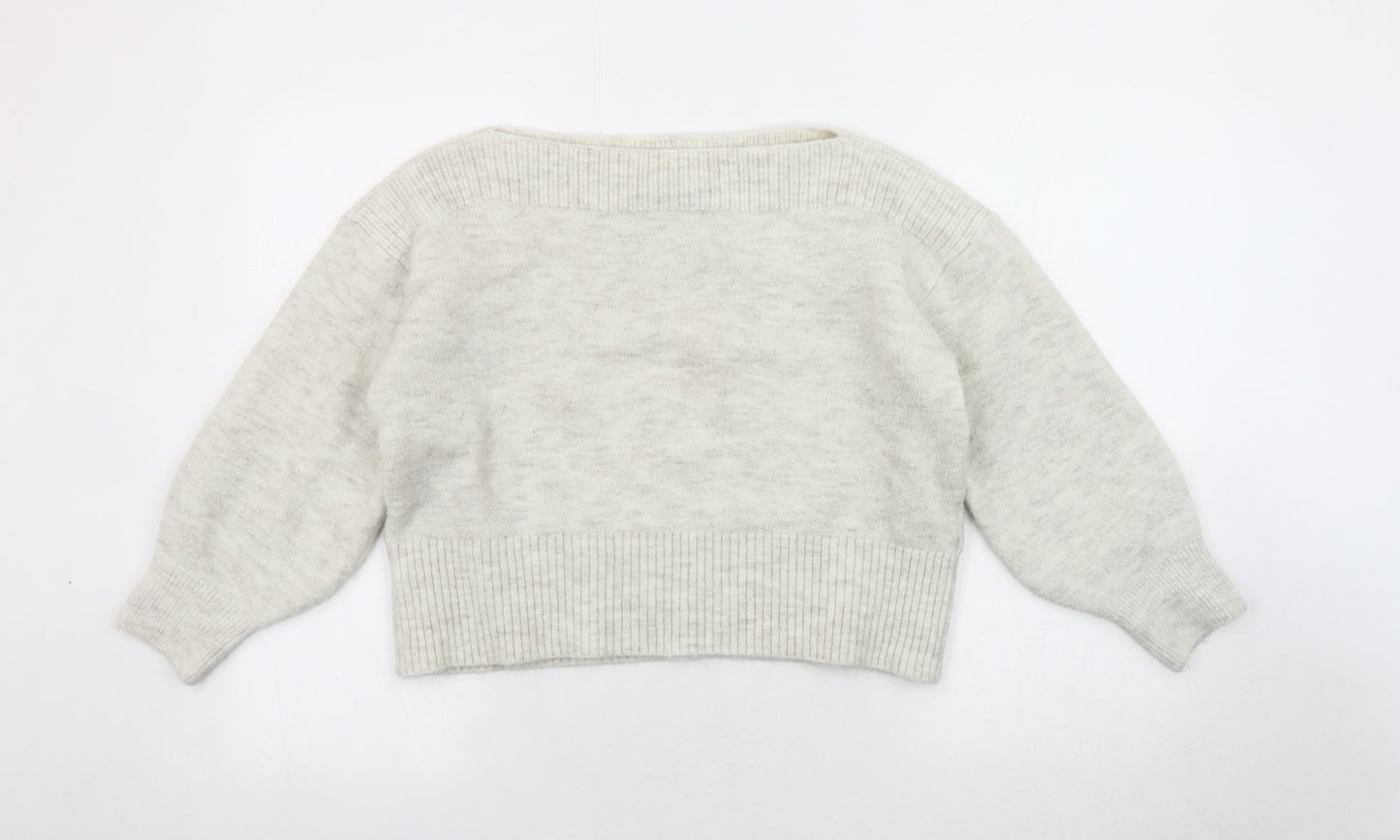 Womens UK Size L Marks and Spencer Ivory Pullover