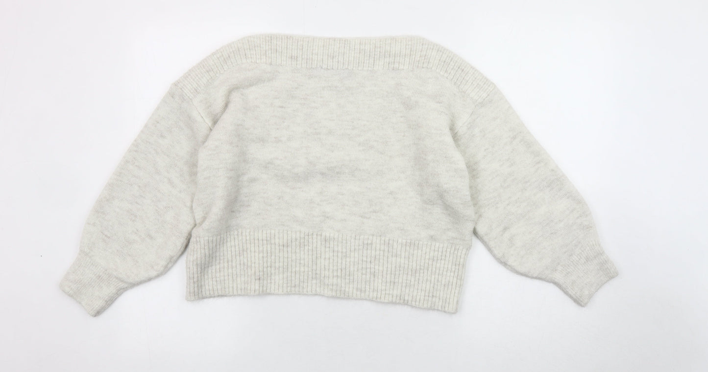 Womens UK Size L Marks and Spencer Ivory Pullover