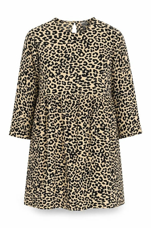Front view of ASOS Women's Animal Print Dress, size 12, Casual