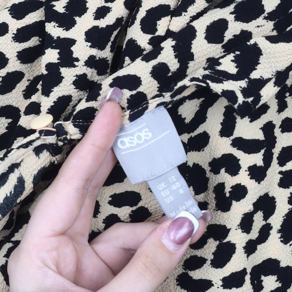 ASOS Women's Animal Print Dress Size 12 Casual