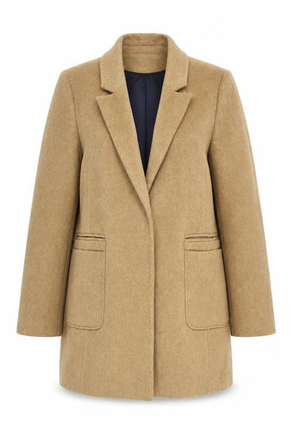 Womens UK Size 12 Dorothy Perkins Beige Basic Jacket