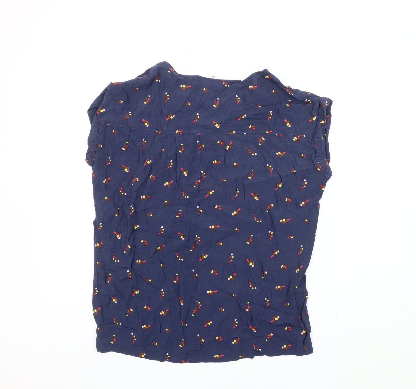Womens UK Size 10 NEXT Multicoloured Basic Blouse
