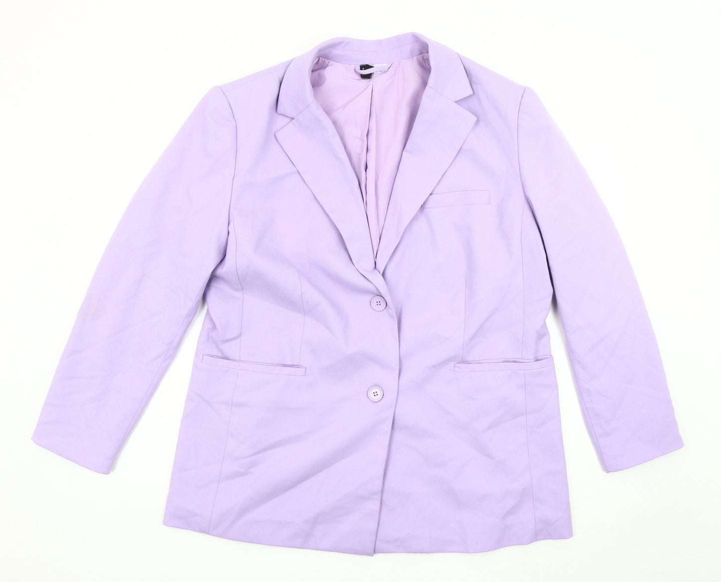Divided Women's Purple Blazer, Size 12, Mid-Length, Casual