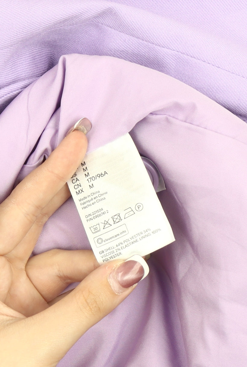 Divided Women's Purple Blazer, Size 12, Mid-Length, Casual