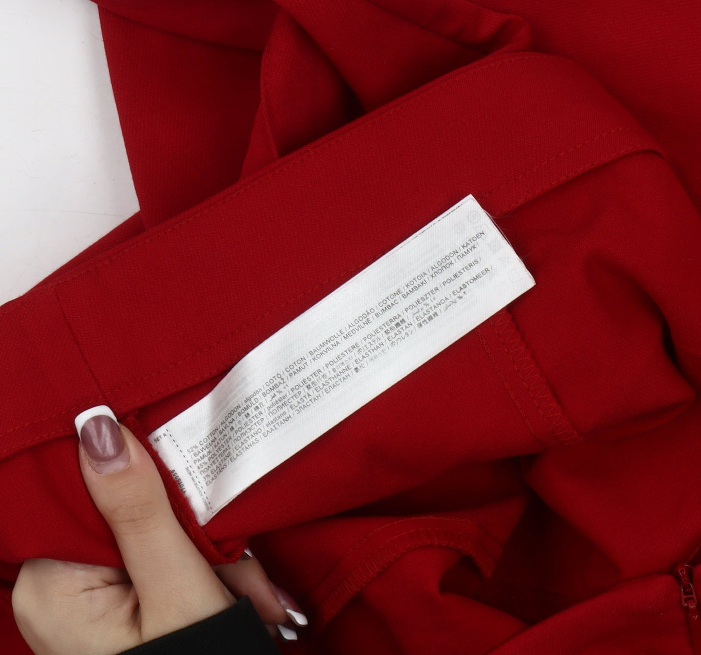 Womens UK Size 12 MNG   Red Trousers