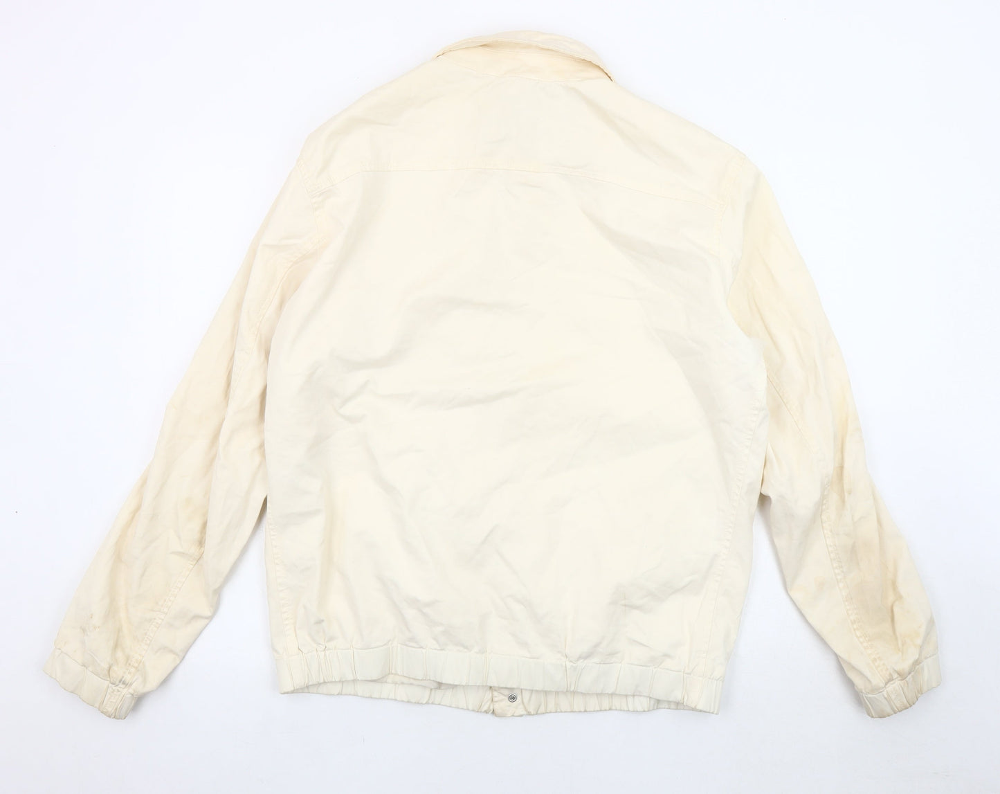 Womens UK Size 14 Zara Ivory Bomber Jacket