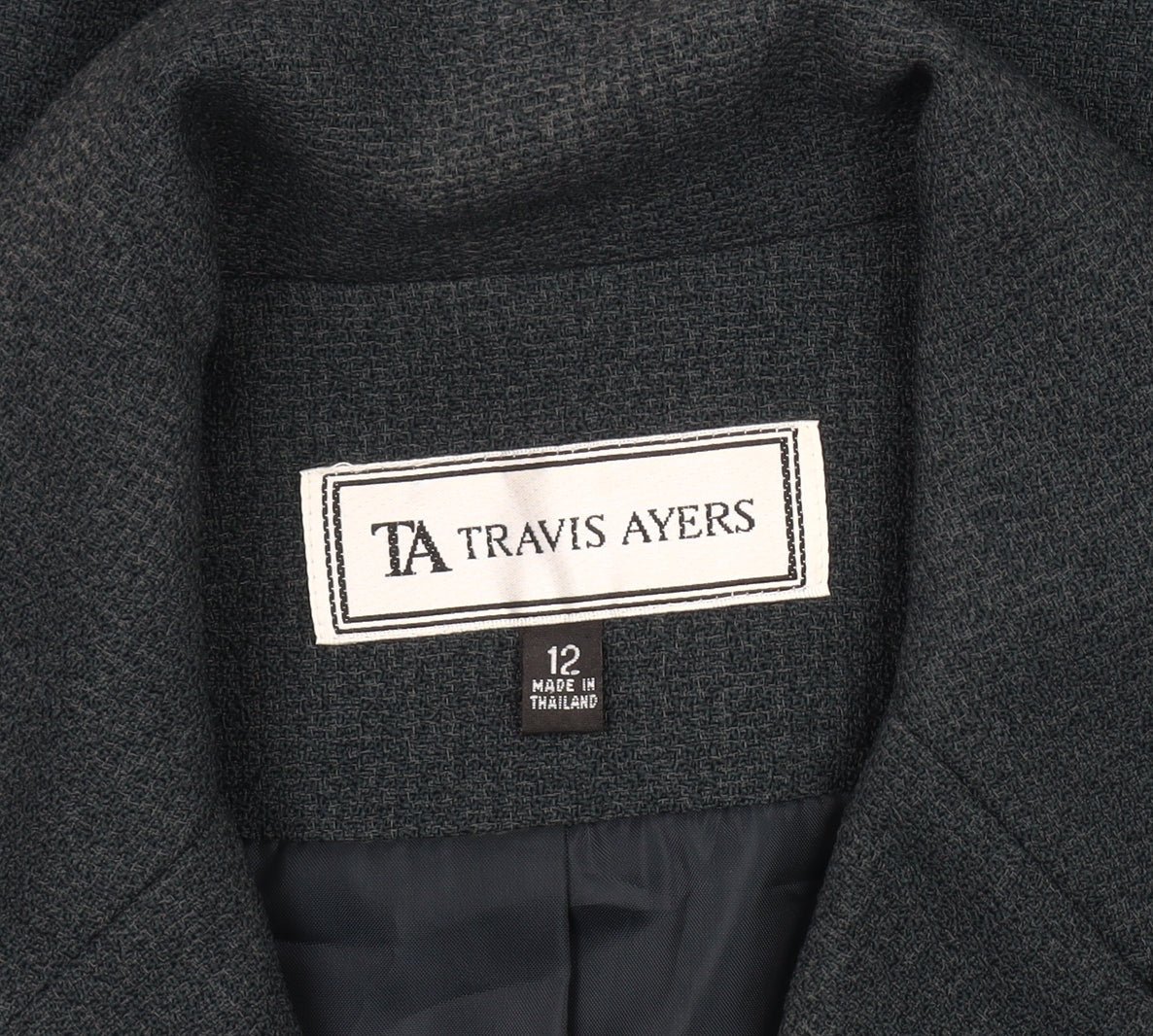 Travis Ayers Women's Black Suit Jacket Size 12
