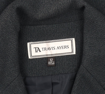 Travis Ayers Women's Black Suit Jacket Size 12