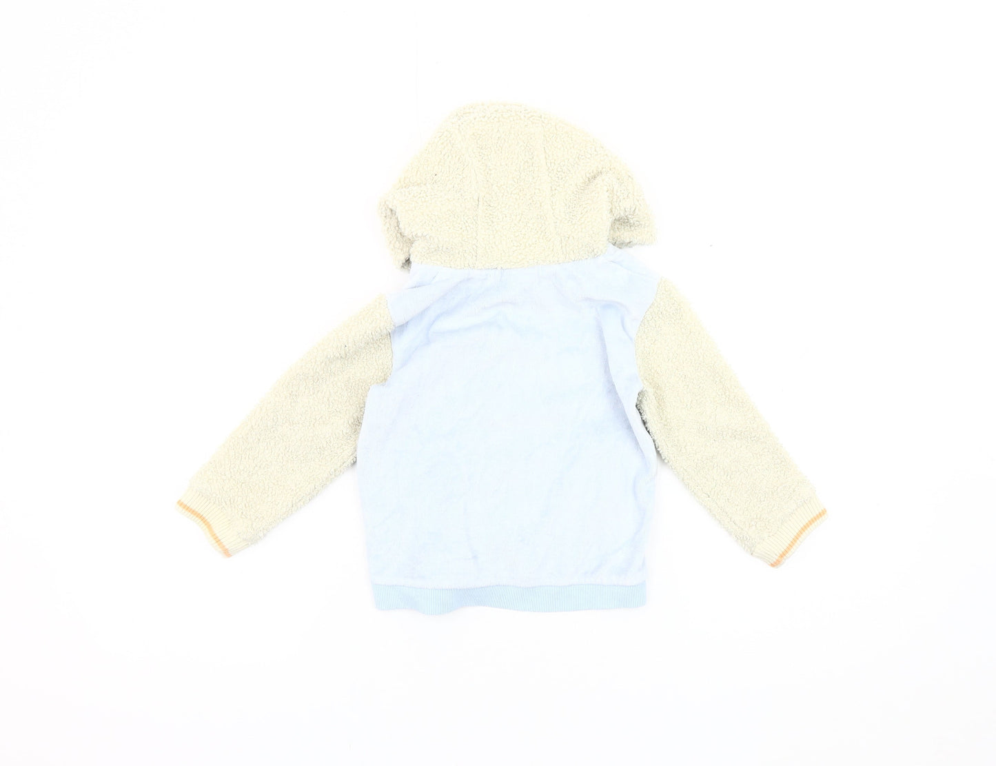 River Island Unisex Varsity Jacket 18-24 Months Blue/Ivory