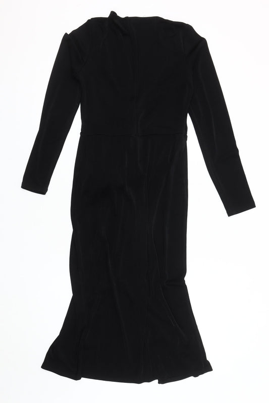 Miss Selfridge Women's Black Bodycon Dress Size 10