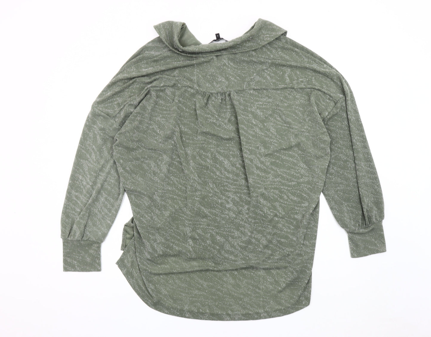 Womens UK Size 16 NEXT Green Basic Button-Up