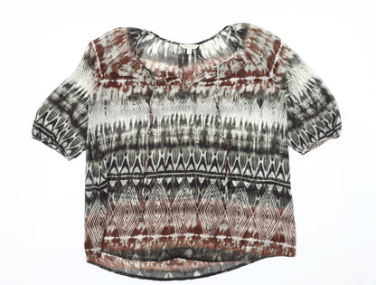 Womens UK Size S Monsoon Multicoloured Basic Blouse