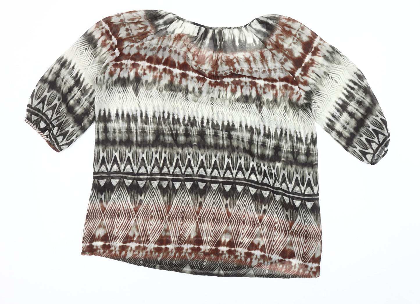 Womens UK Size S Monsoon Multicoloured Basic Blouse