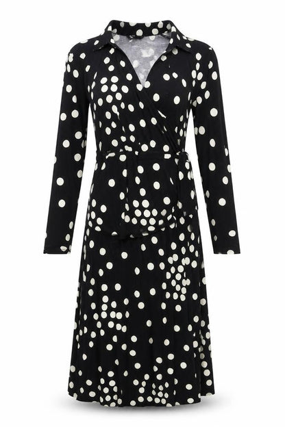 Friends Like These Black Polka Dot Dress, Size 12