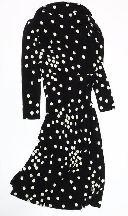 Friends Like These Black Polka Dot Dress, Size 12