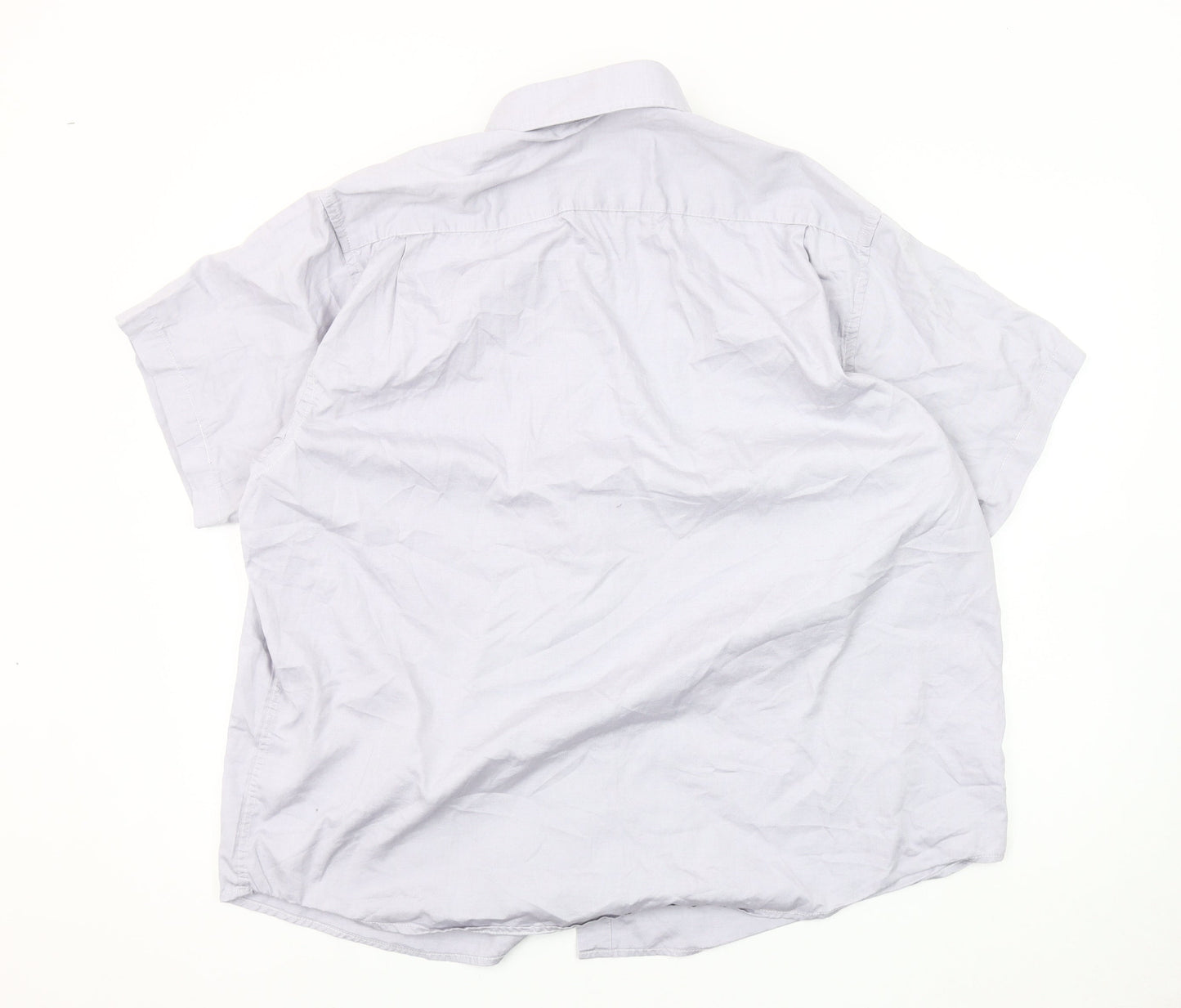 Van Heusen Men's White Short Sleeve Casual Shirt