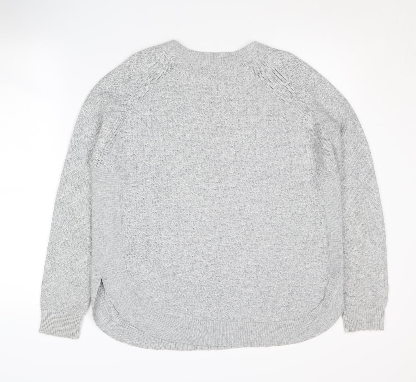 Womens UK Size 8 Warehouse Grey Pullover Jumper