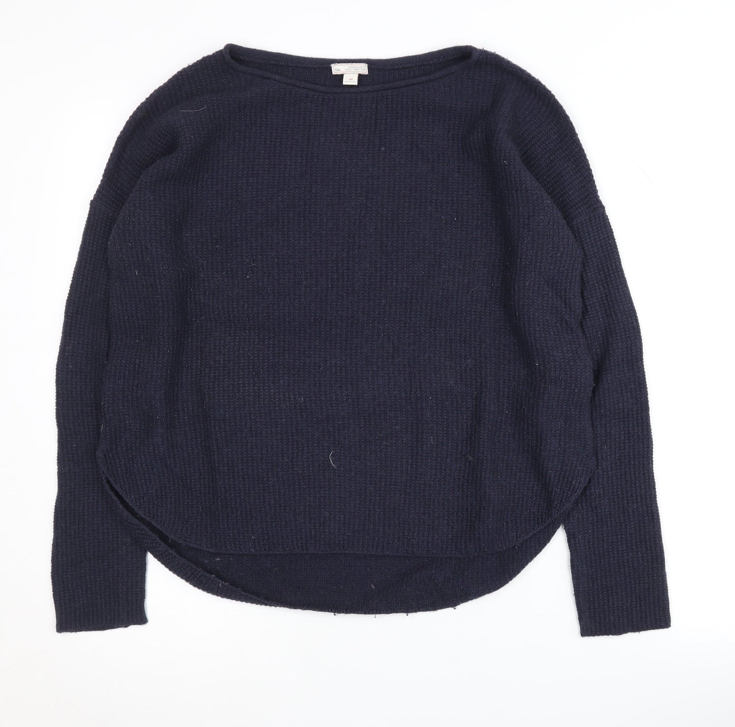 Gap Women's Blue Pullover Boat Neck Jumper