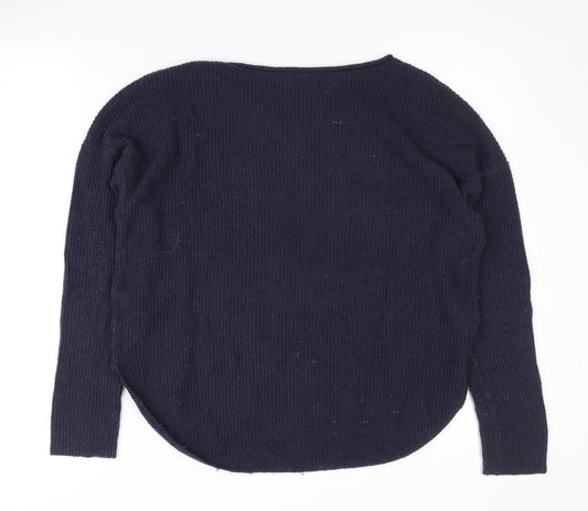 Gap Women's Blue Pullover Boat Neck Jumper