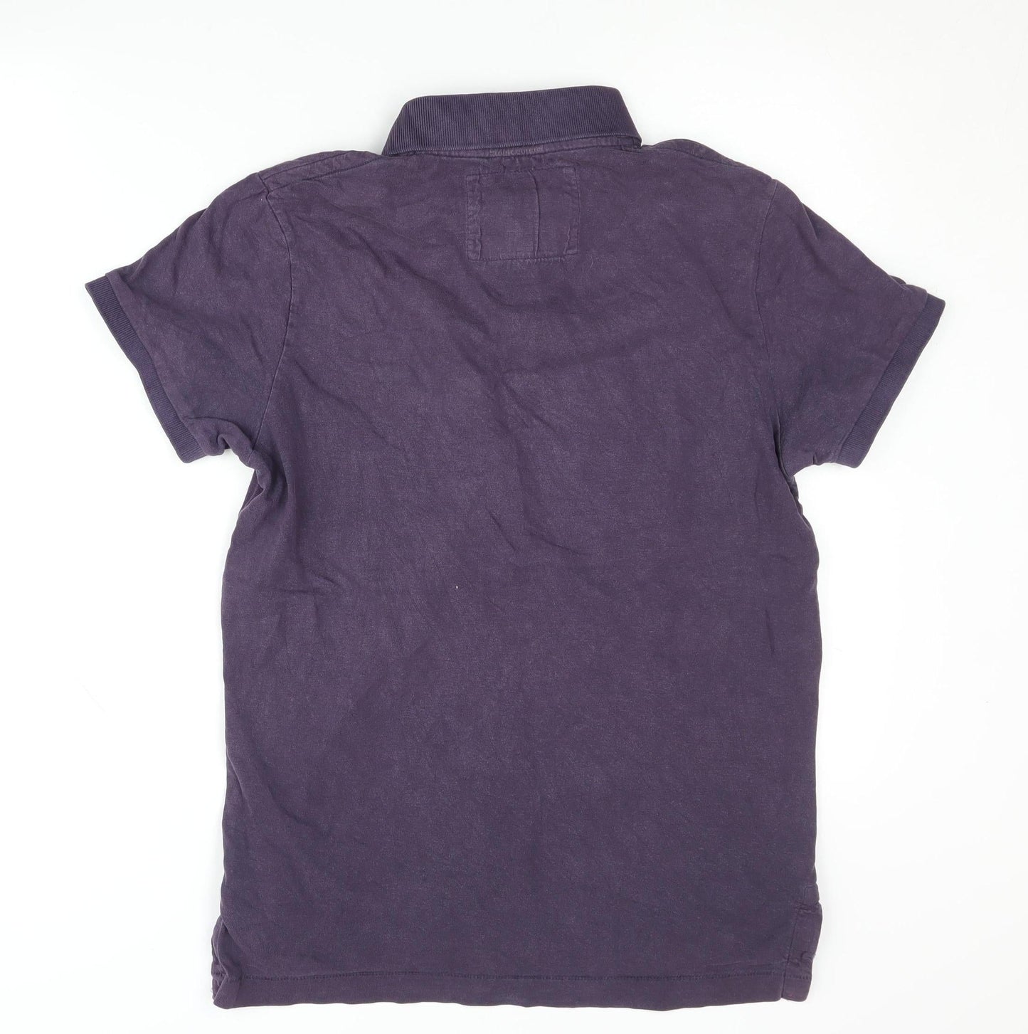 American Eagle Men’s Purple Polo Shirt S Cotton Graphic