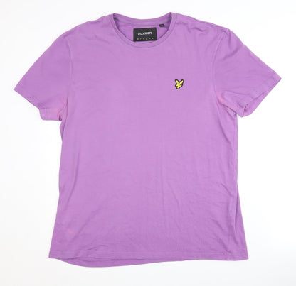Lyle & Scott Men's Purple T-Shirt L