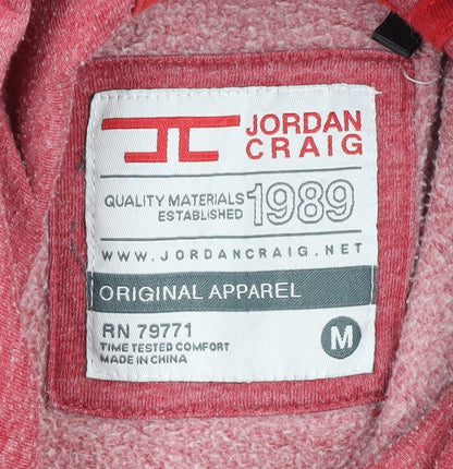 Jordan Craig Men's Red Full Zip Hoodie M