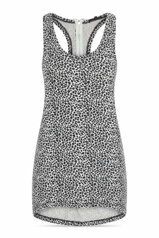 Womens UK Size 10 Warehouse Grey Basic Tank