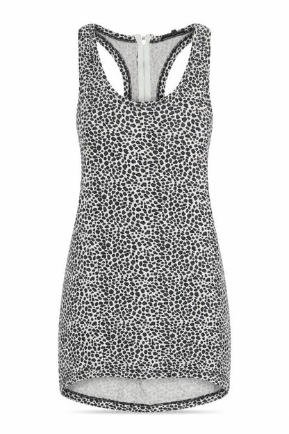 Womens UK Size 10 Warehouse Grey Basic Tank