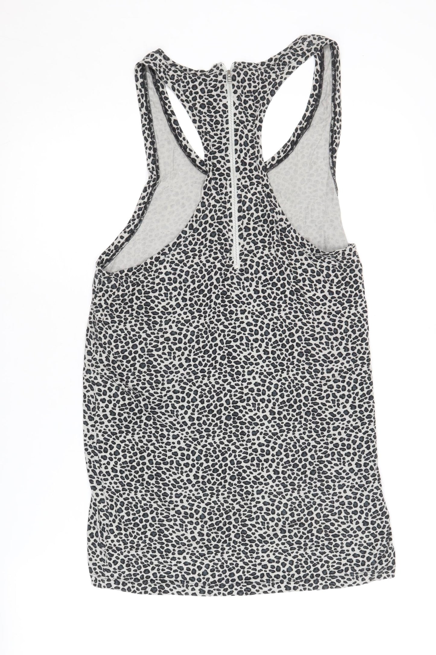 Womens UK Size 10 Warehouse Grey Basic Tank