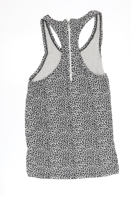 Womens UK Size 10 Warehouse Grey Basic Tank