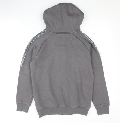 Sonneti Boys Grey Full Zip Hoodie M - Casual & Stylish