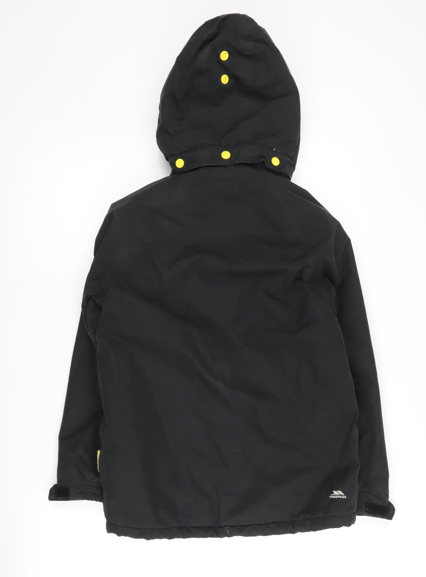 Trespass Boys' Black Parka Jacket, 9-10 Years, Hooded