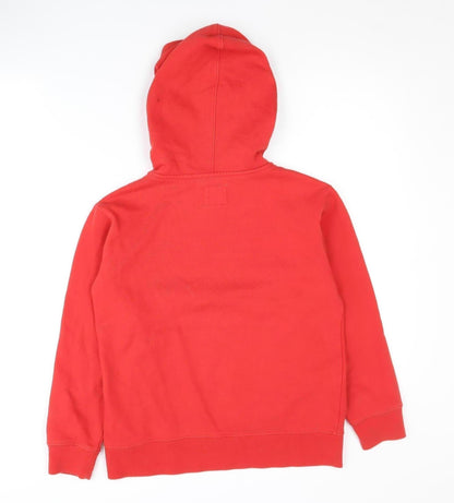 Champion Boys Red Pullover Hoodie, Size L Logo Accent