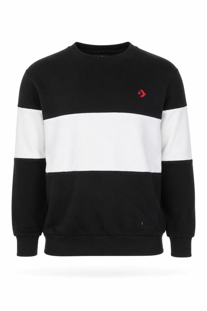 Mens UK Size S Converse Black Pullover Sweatshirt