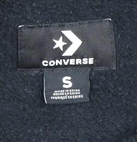 Mens UK Size S Converse Black Pullover Sweatshirt