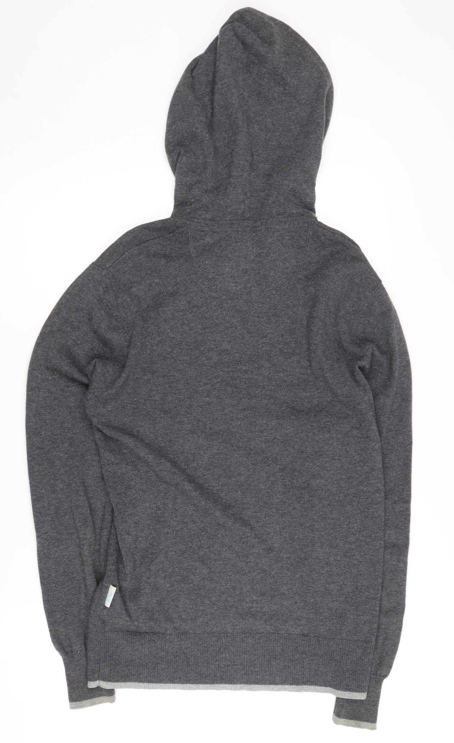 Mens UK Size XS Fat Face Grey Pullover Hoodie
