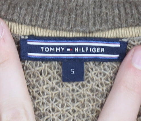 Tommy Hilfiger Men's Beige S Pullover Jumper