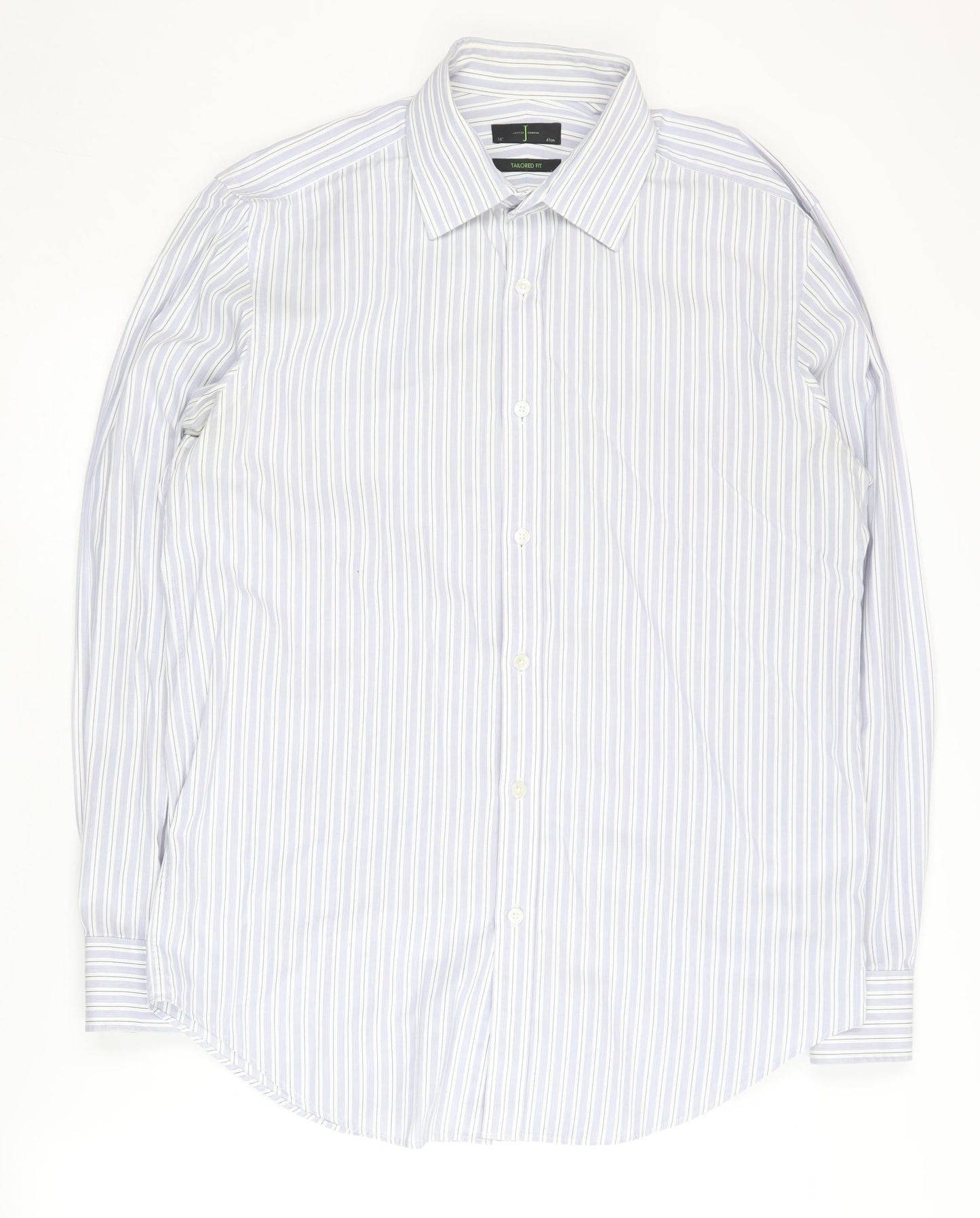 Jasper Conran Men's White Striped Tailored Shirt 16