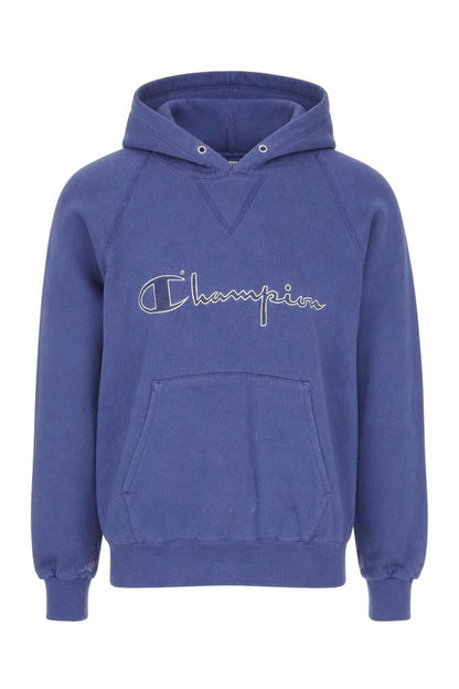 Mens UK Size S Champion Blue Pullover Hoodie