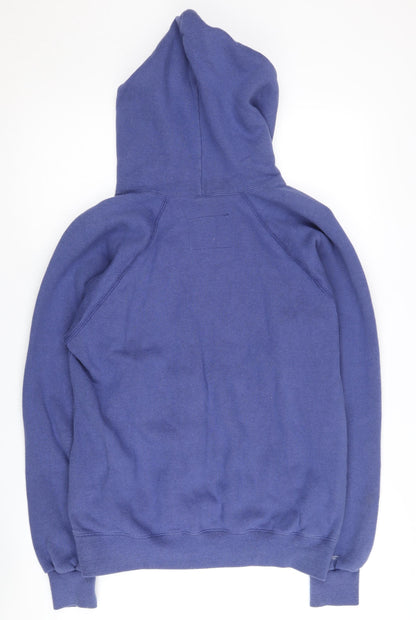 Mens UK Size S Champion Blue Pullover Hoodie