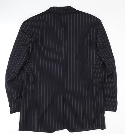 Mens UK Size 42 HUGO BOSS Regular Blue Suit Jacket