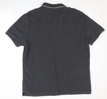 Pierre Cardin Men's Grey Polo Shirt XL