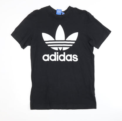 Adidas Men's Black XS T-Shirt, Short Sleeve, Logo