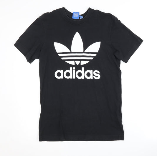 Adidas Men's Black XS T-Shirt, Short Sleeve, Logo